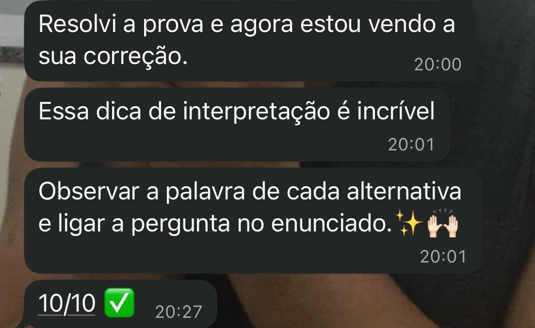 Print da conversa com Thomas relatando o resultado